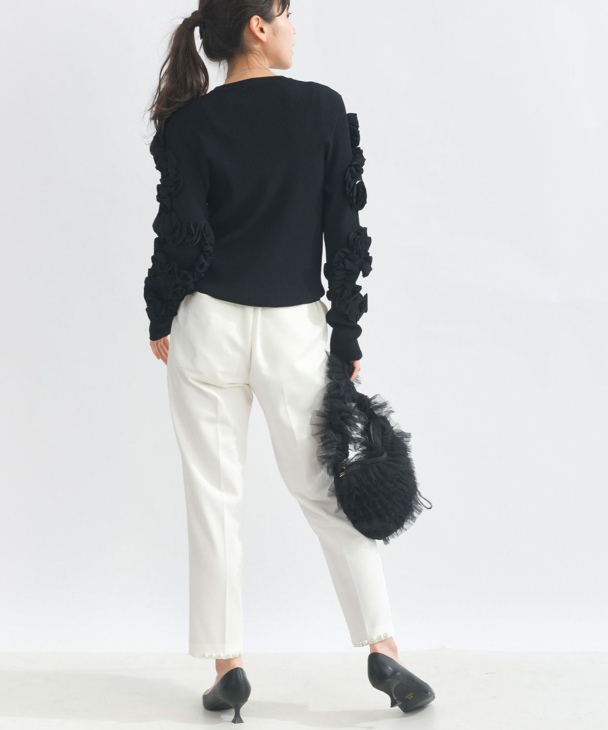 model：H153　着用サイズ：M　ブラック