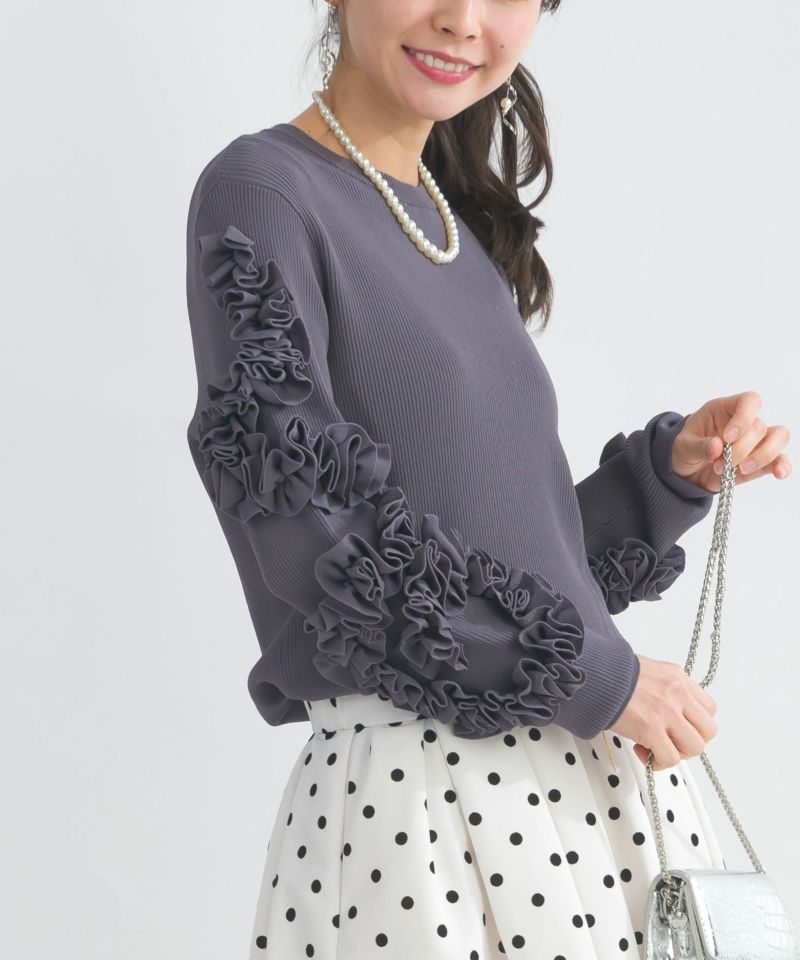 model：H153　着用サイズ：M　グレー