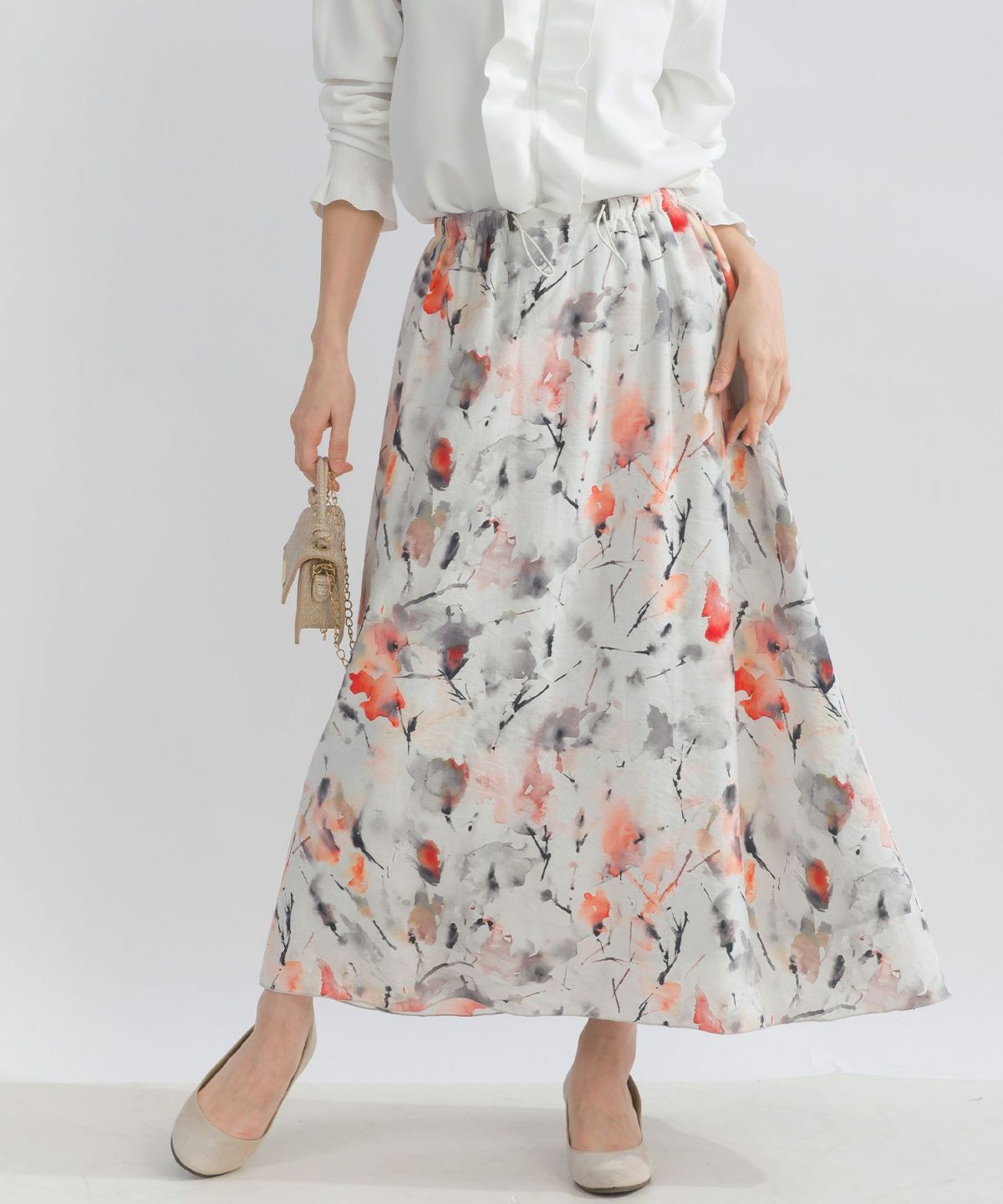 model：H153　着用サイズ：M　グレー