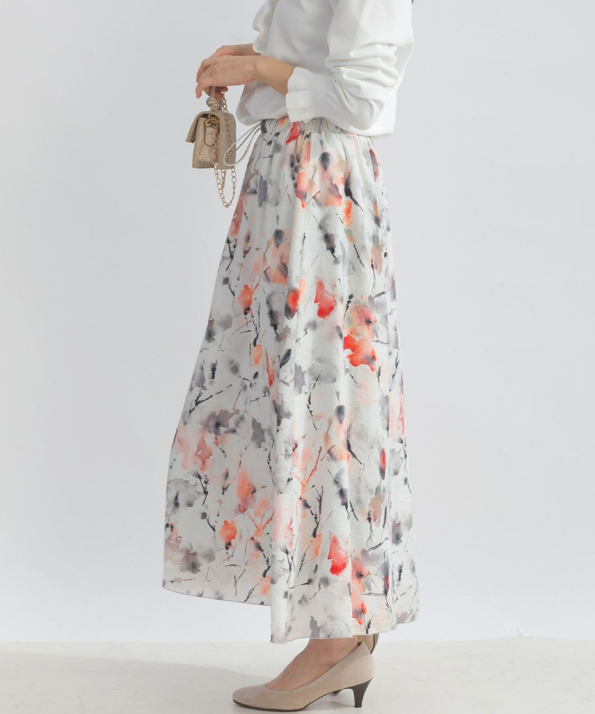 model：H153　着用サイズ：M　グレー