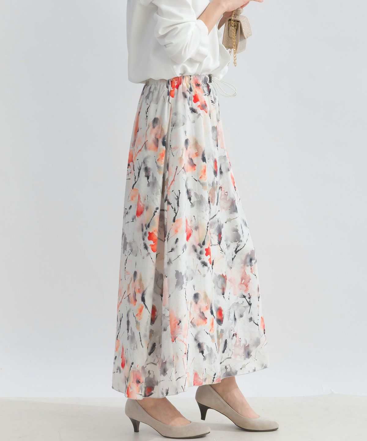 model：H153　着用サイズ：M　グレー