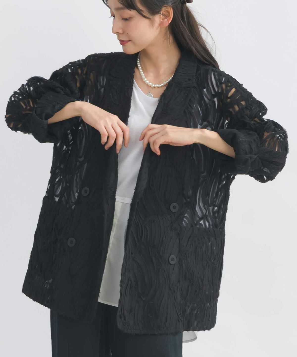 model：H153　着用サイズ：M