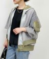model：H164　着用サイズ：M カーキ