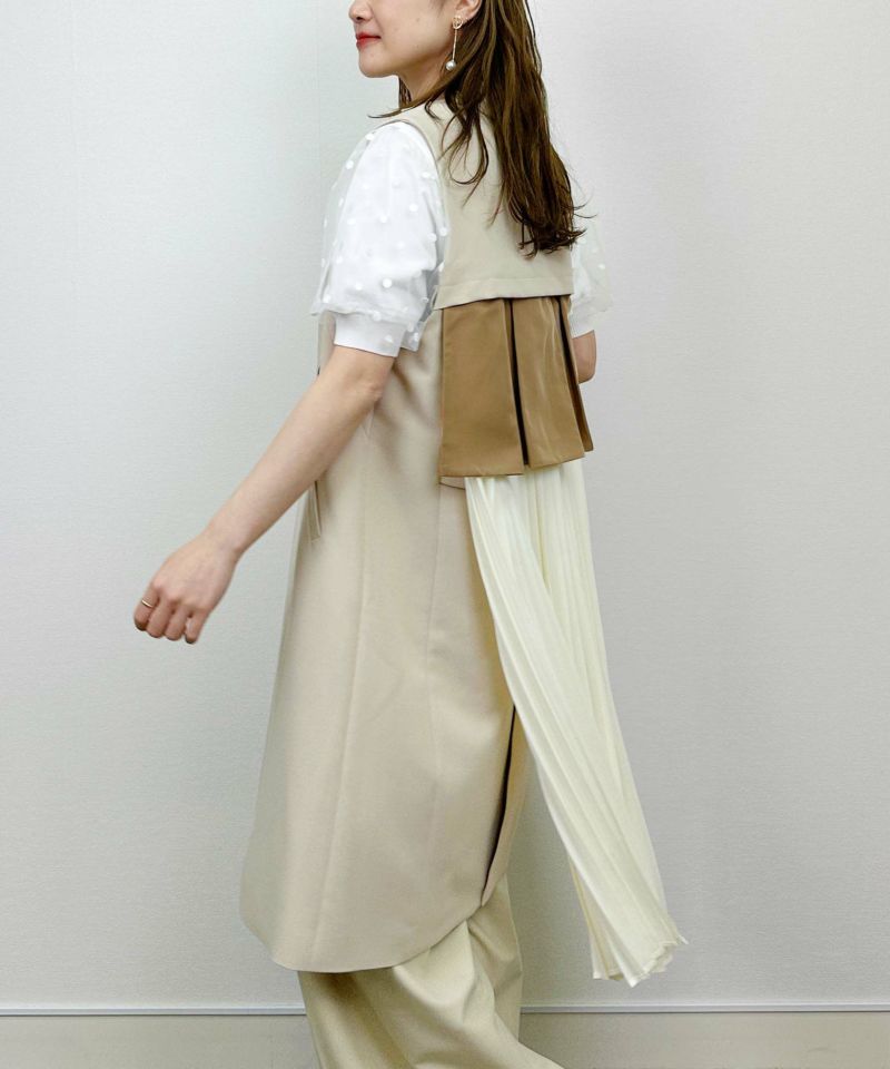 model：H164　着用サイズ：M　アイボリー