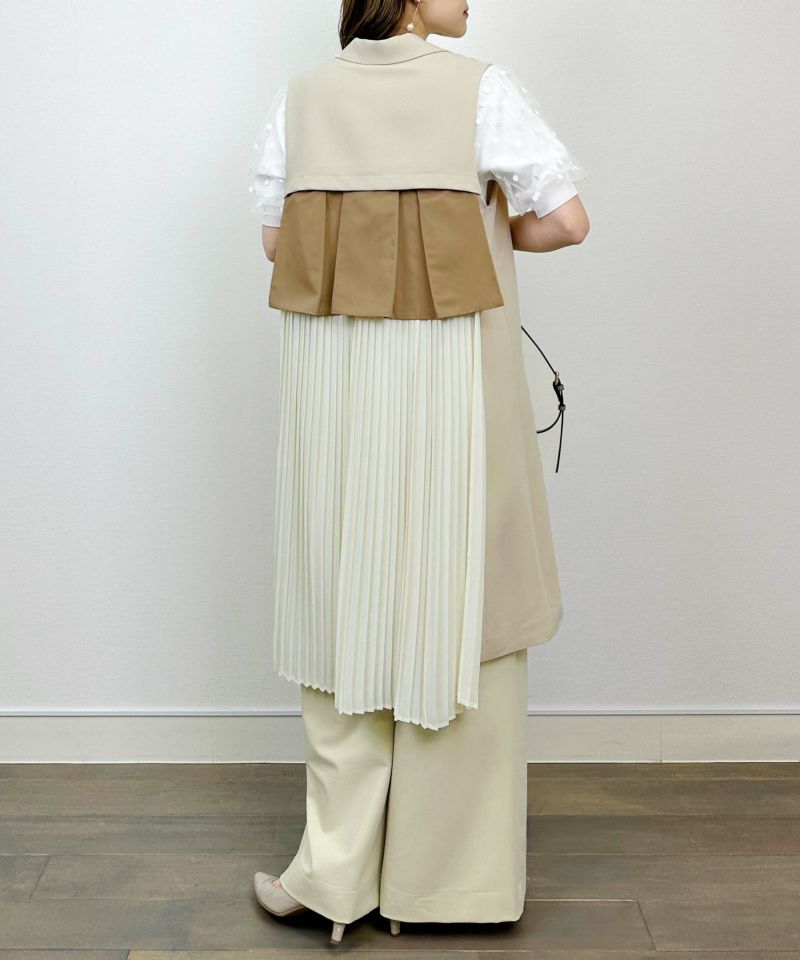 model：H164　着用サイズ：M　アイボリー