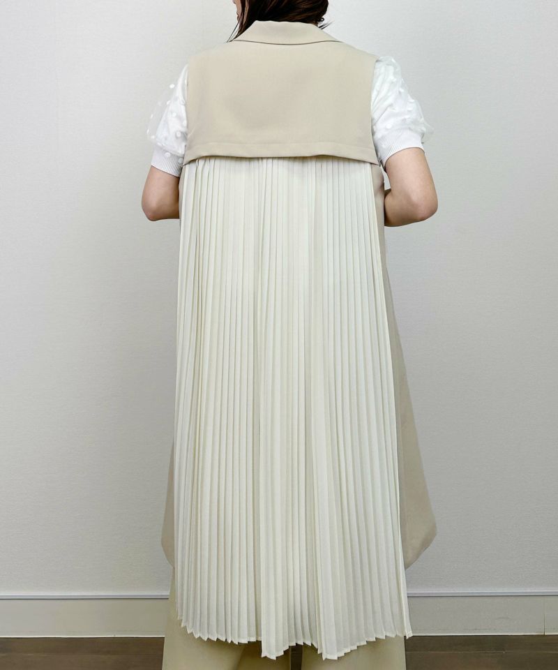 model：H164　着用サイズ：M　アイボリー