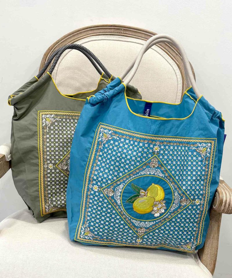 Ball&Chain]shopping bag-LEMON BANDANA(M) | PICCIN (ピッチン