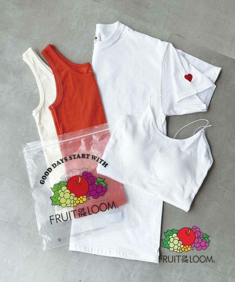 別注】FRUIT OF THE LOOM×PICCIN 4点セット（white） | PICCIN