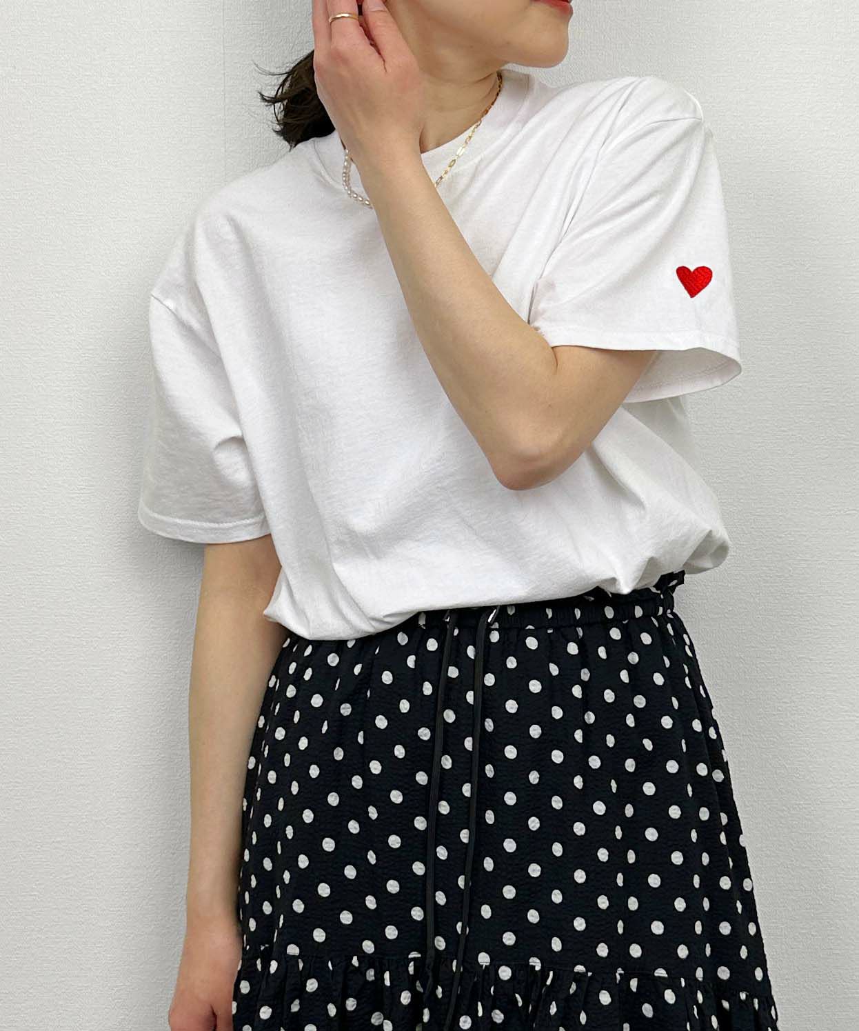 model：H164　着用サイズ：M　Super Premium Tshirt