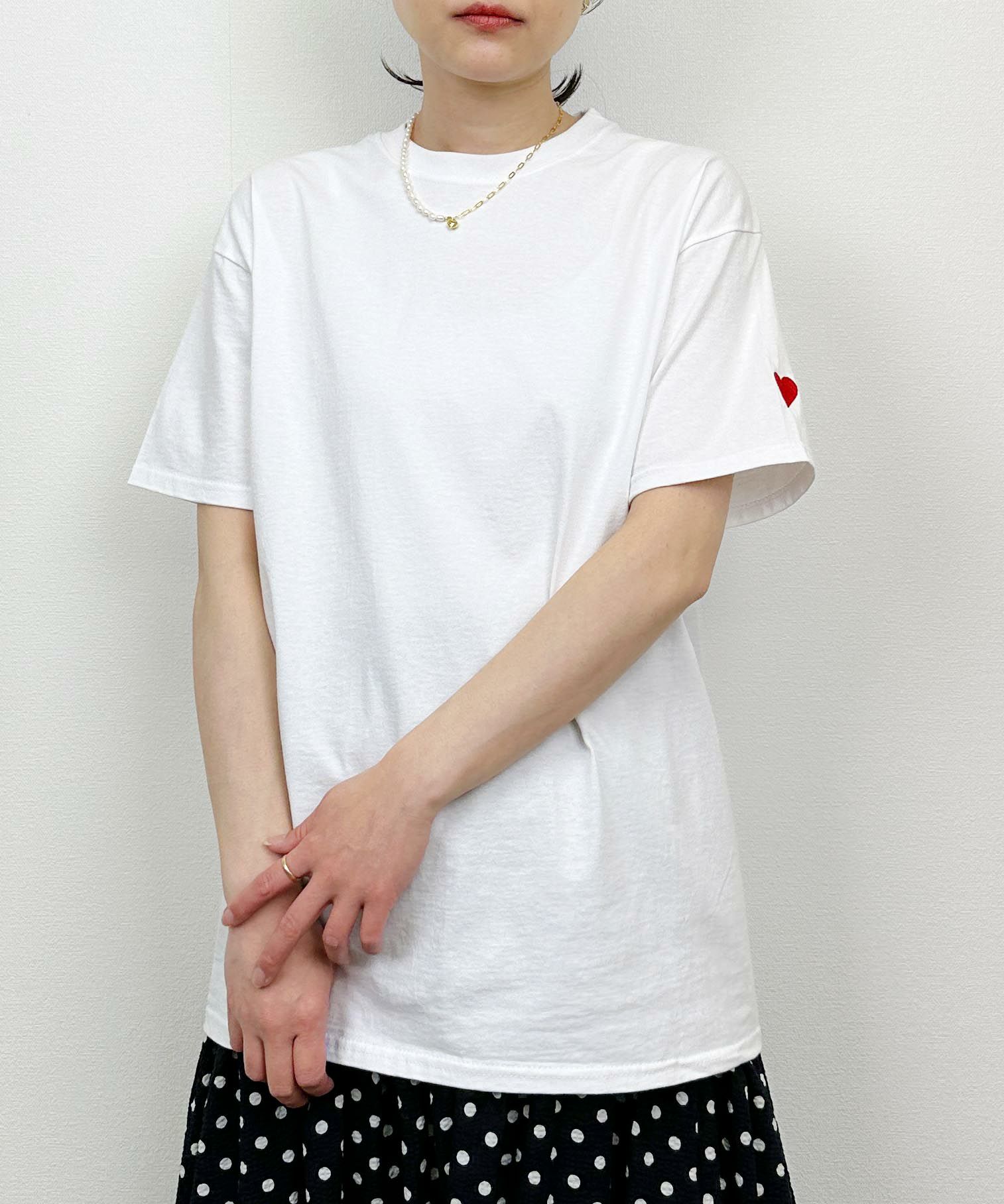 model：H164　着用サイズ：M　Super Premium Tshirt