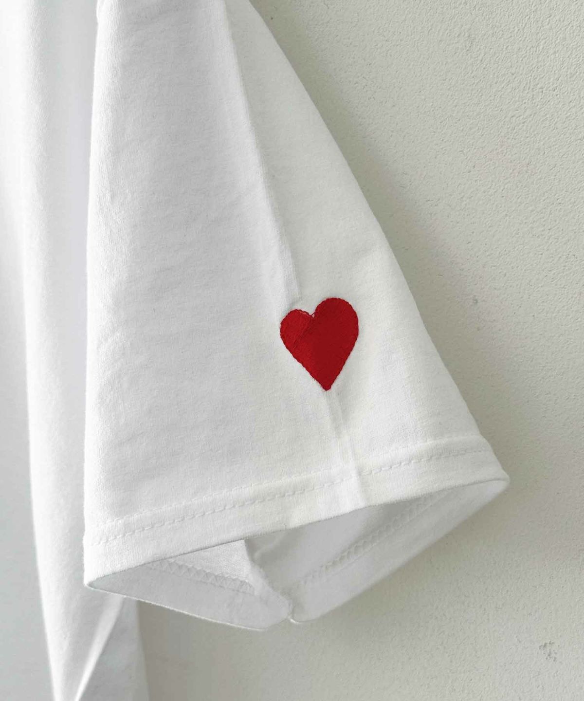 Super Premium Tshirt　ハート刺繍