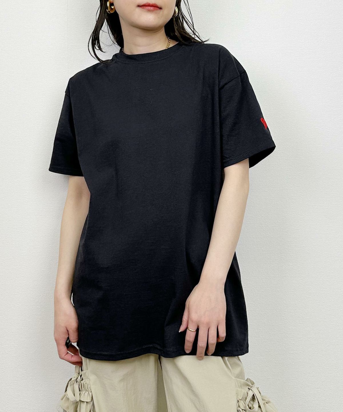 model：H164　着用サイズ：M　Super Premium Tshirt