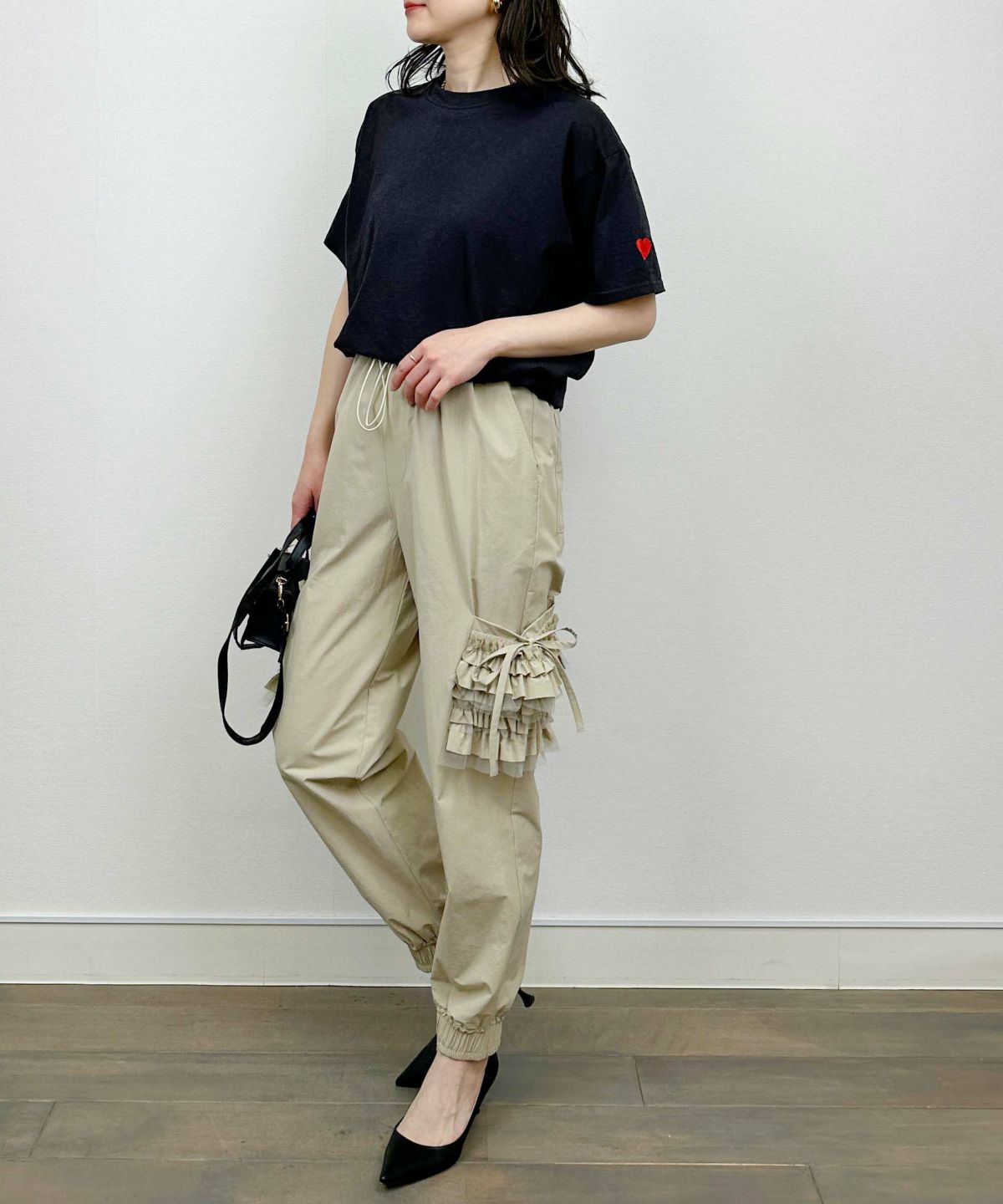 model：H164　着用サイズ：M　Super Premium Tshirt