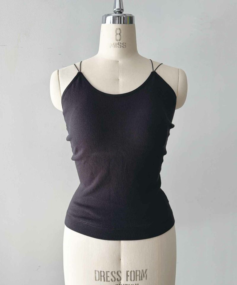 カップ付き丸編みキャミソール　着用トルソーサイズ　B:82.5cm W59cm H89.5cm　前