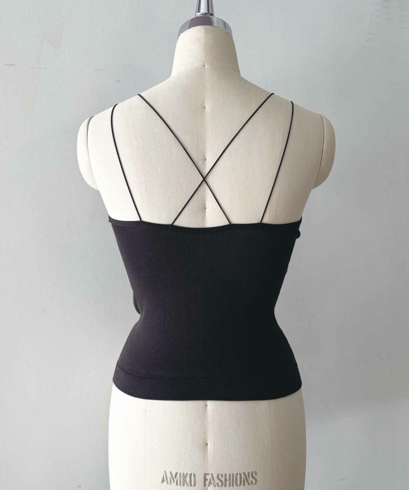 カップ付き丸編みキャミソール　着用トルソーサイズ　B:82.5cm W59cm H89.5cm　後ろ