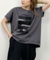model：H164　着用サイズ：M　チャコールグレー