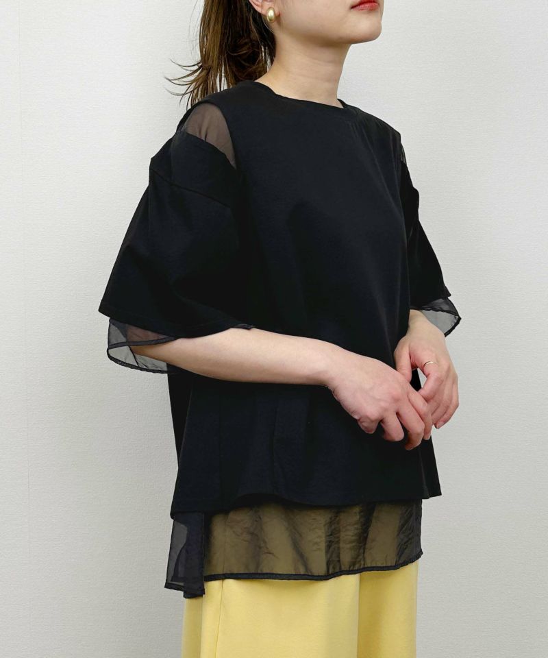 model：H164　着用サイズ：M　ブラック