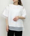 model：H164　着用サイズ：M　オフホワイト（裏側）