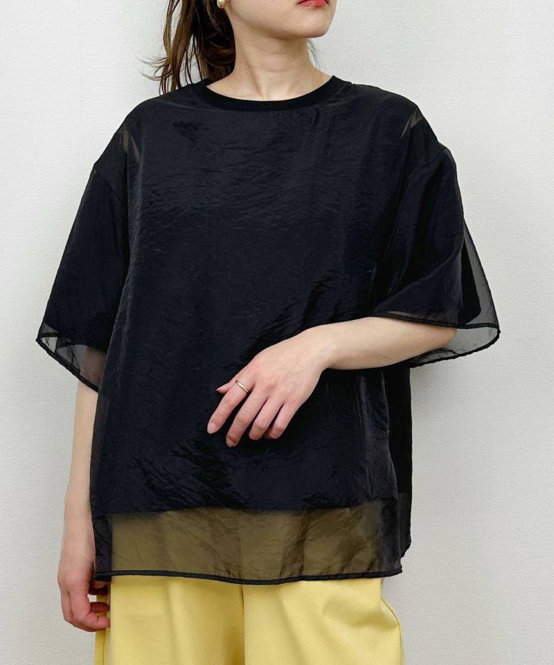 model：H164　着用サイズ：M　ブラック（裏側）