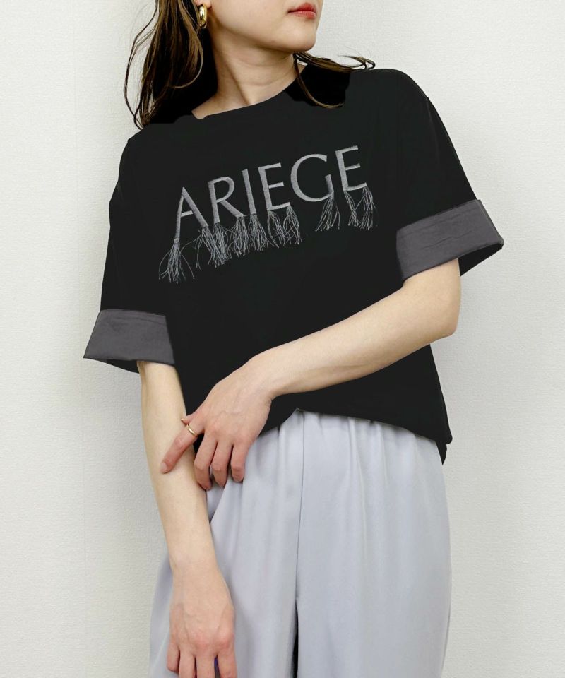コットン100％シルケット刺繍ロゴTシャツ | PICCIN (ピッチン