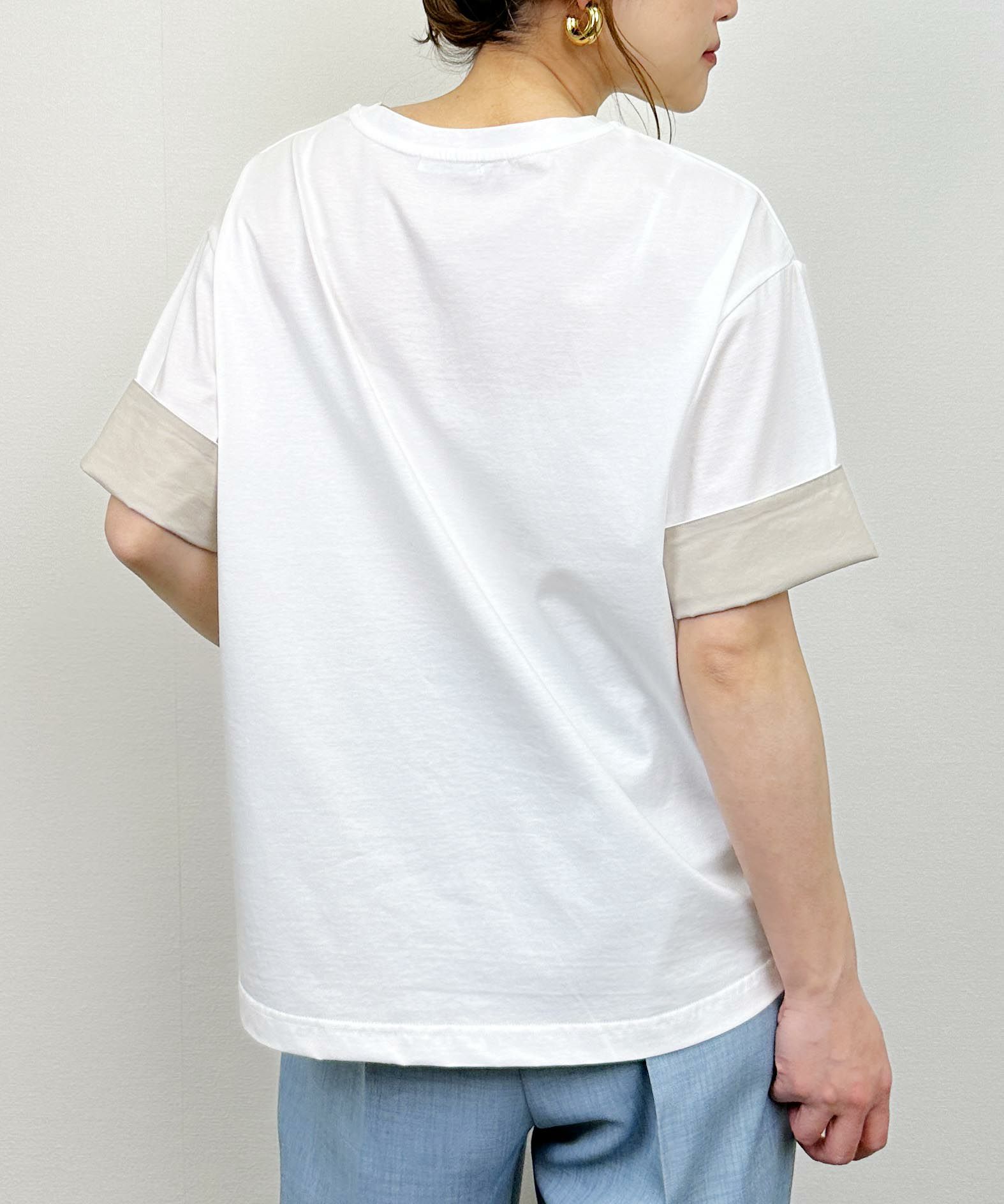 model：H164　着用サイズ：M　ホワイト系その他