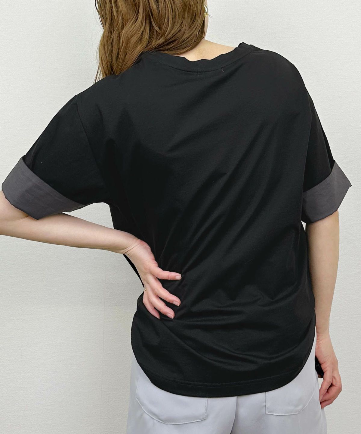 model：H164　着用サイズ：M　ブラック系その他