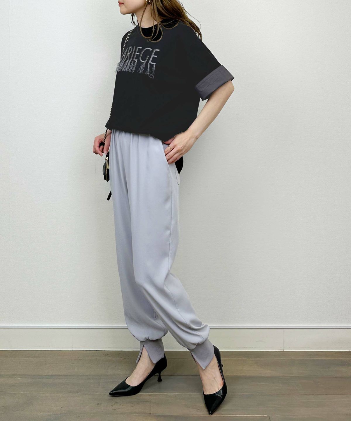 model：H164　着用サイズ：M　ブラック系その他