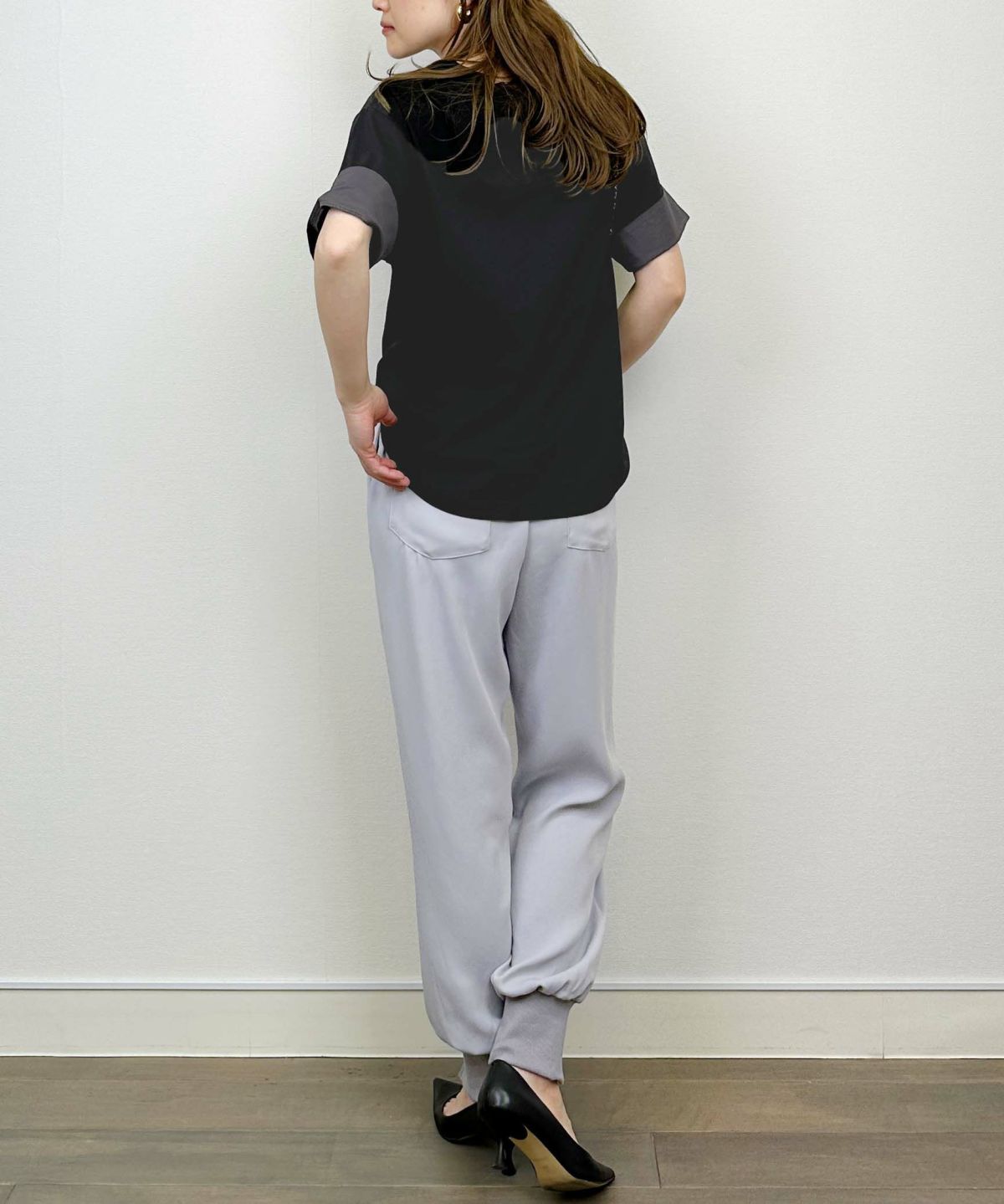 model：H164　着用サイズ：M　ブラック系その他