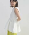 model：H162　着用サイズ：M　オフホワイト