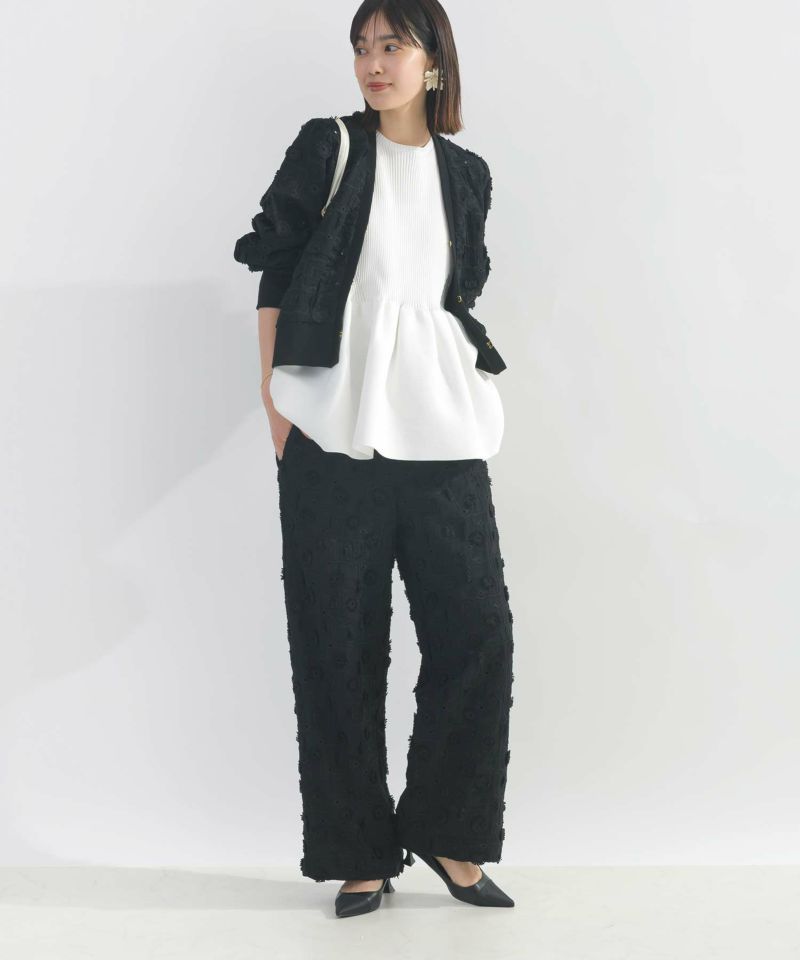 model：H162　着用サイズ：M　オフホワイト