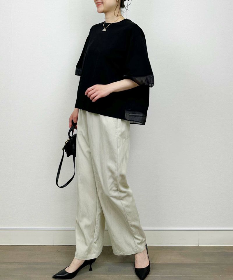 model：H164　着用サイズ：M　ブラック