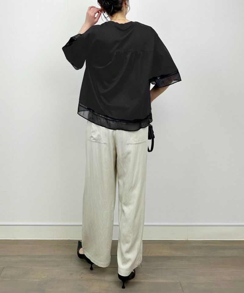 model：H164　着用サイズ：M　ブラック