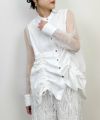 model：H164　着用サイズ：M　ホワイト