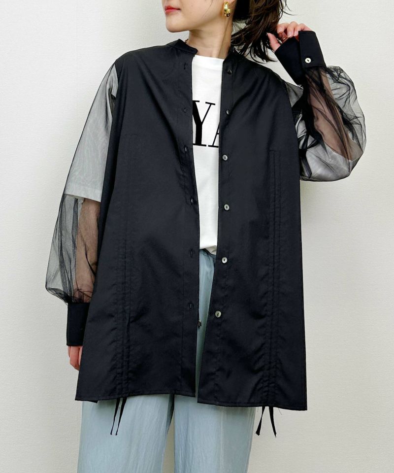model：H164　着用サイズ：M　ブラック