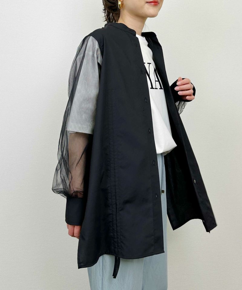 model：H164　着用サイズ：M　ブラック