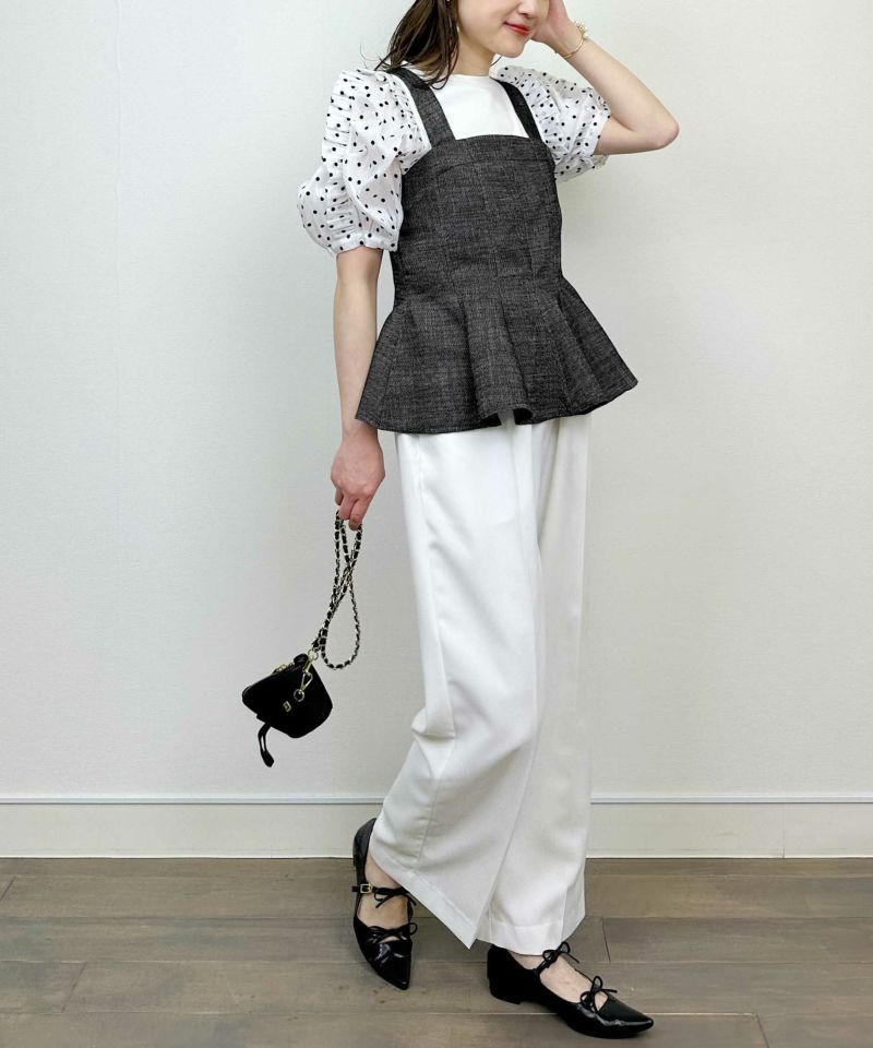 model：H164　着用サイズ：M　ブラック