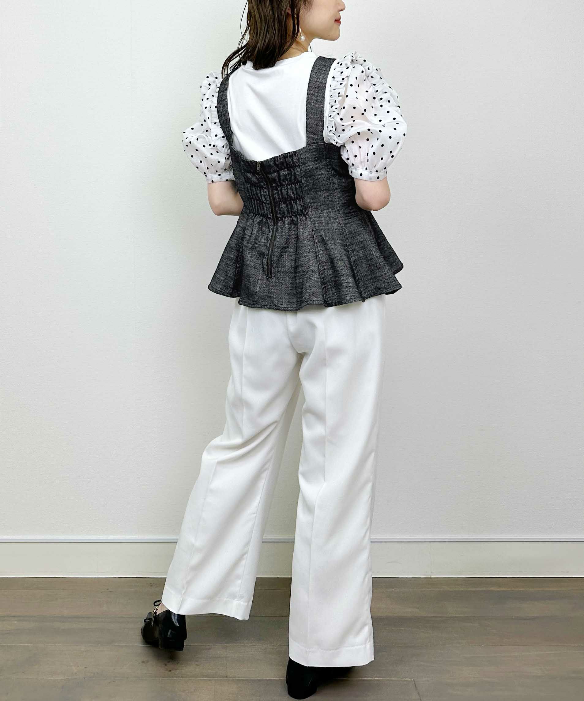 model：H164　着用サイズ：M　ブラック