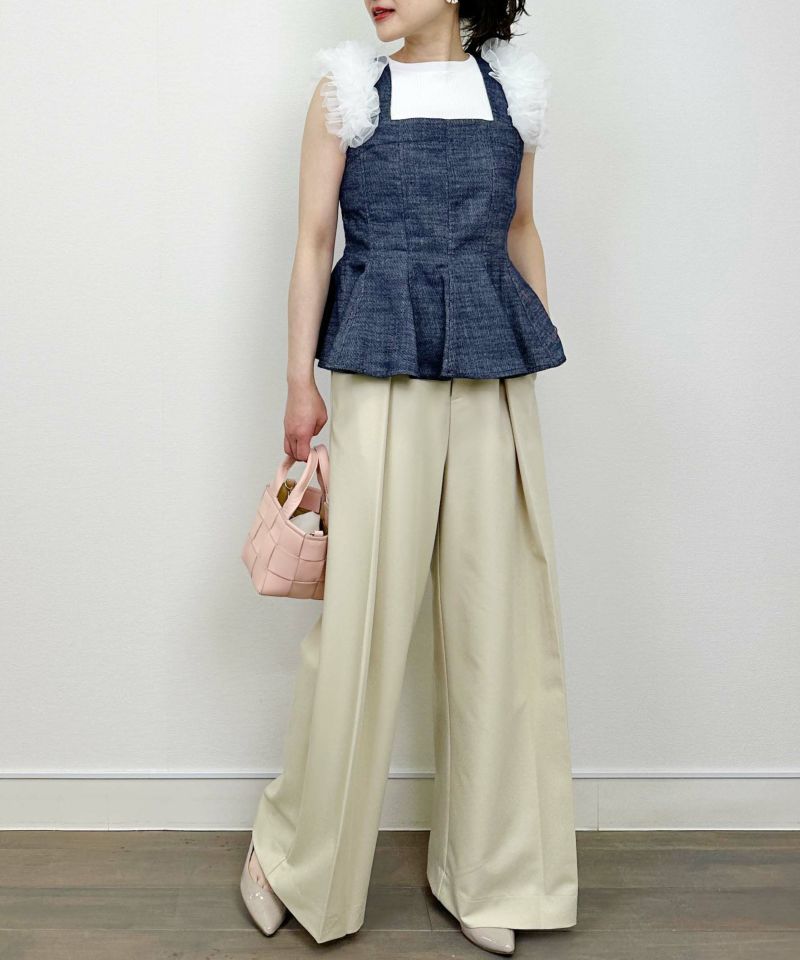 model：H164　着用サイズ：M　ブルー