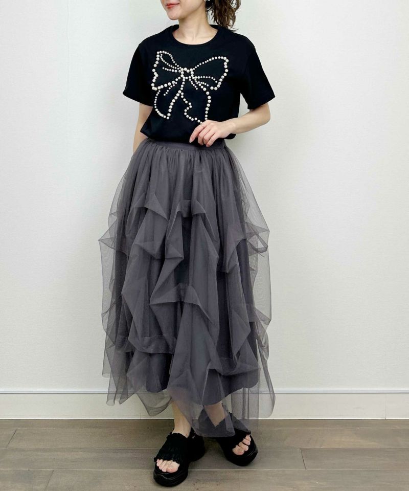 model：H164　着用サイズ：M　ブラック