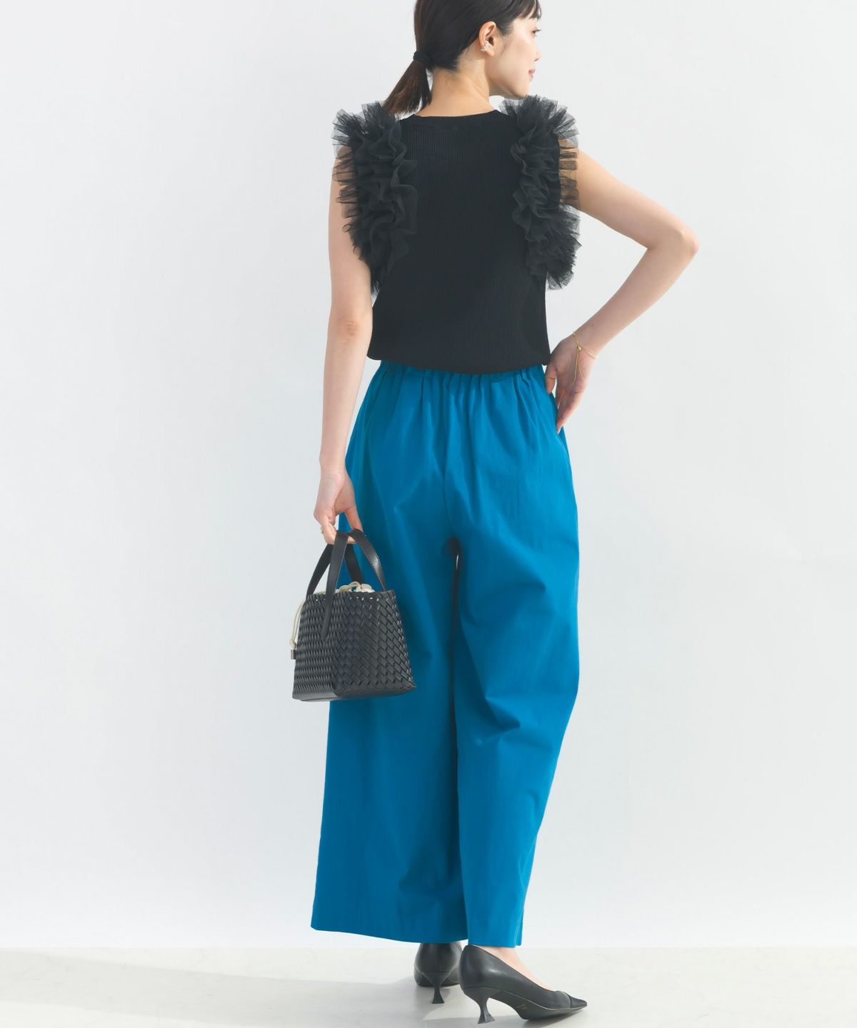 model：H164　着用サイズ：M　ブラック