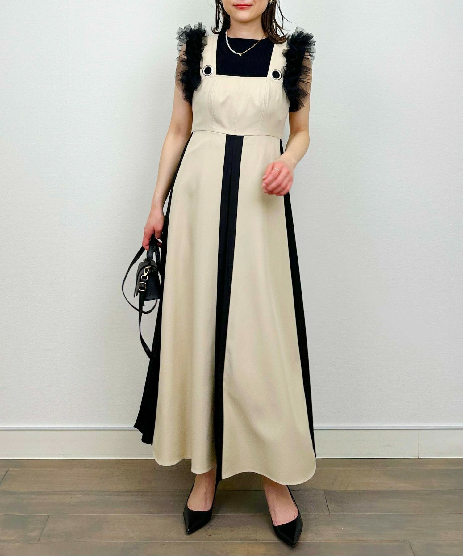 model：H164　着用サイズ：M　ブラック