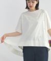 model：H162　着用サイズ：M　オフホワイト