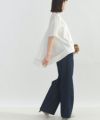 model：H162　着用サイズ：M　オフホワイト