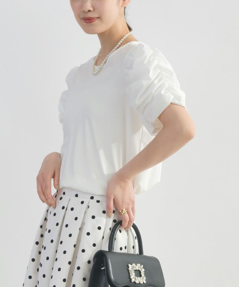 袖シャーリングカットソー | PICCIN (ピッチン) 公式通販 袖シャーリングカットソー | PICCIN (ピッチン) 公式通販