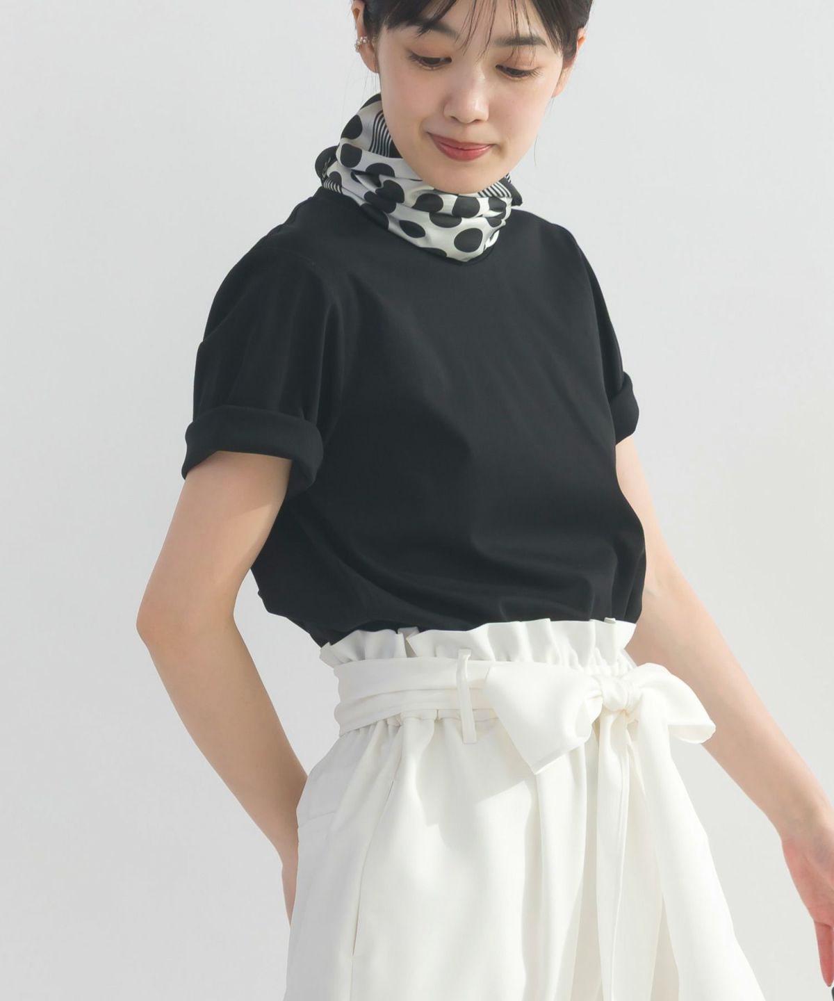 model：H162　着用サイズ：M　ブラック