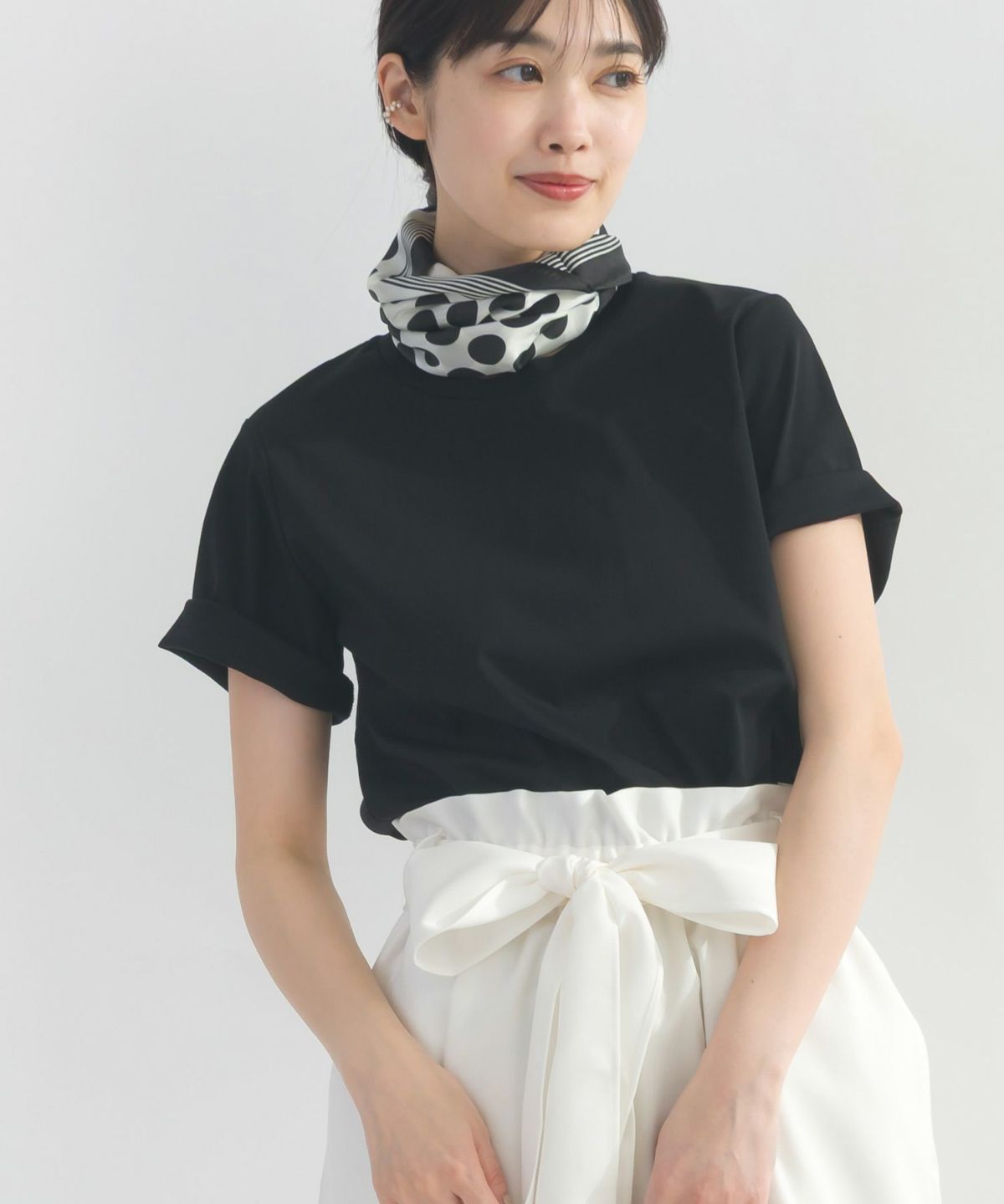 model：H162　着用サイズ：M　ブラック