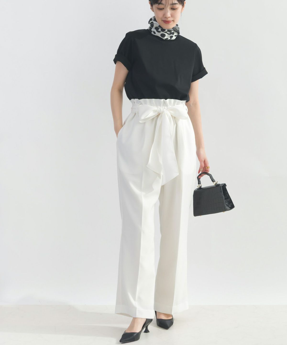 model：H162　着用サイズ：M　ブラック