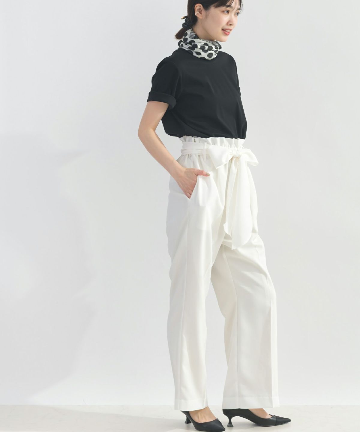 model：H162　着用サイズ：M　ブラック