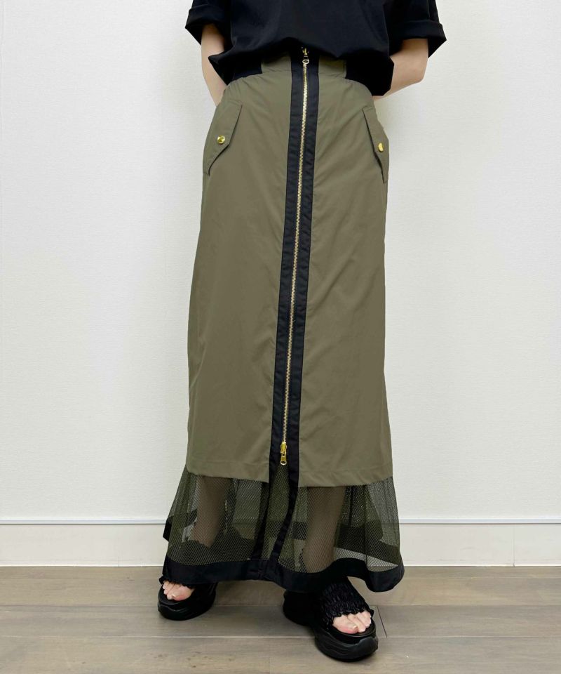 model：H164　着用サイズ：M　カーキ