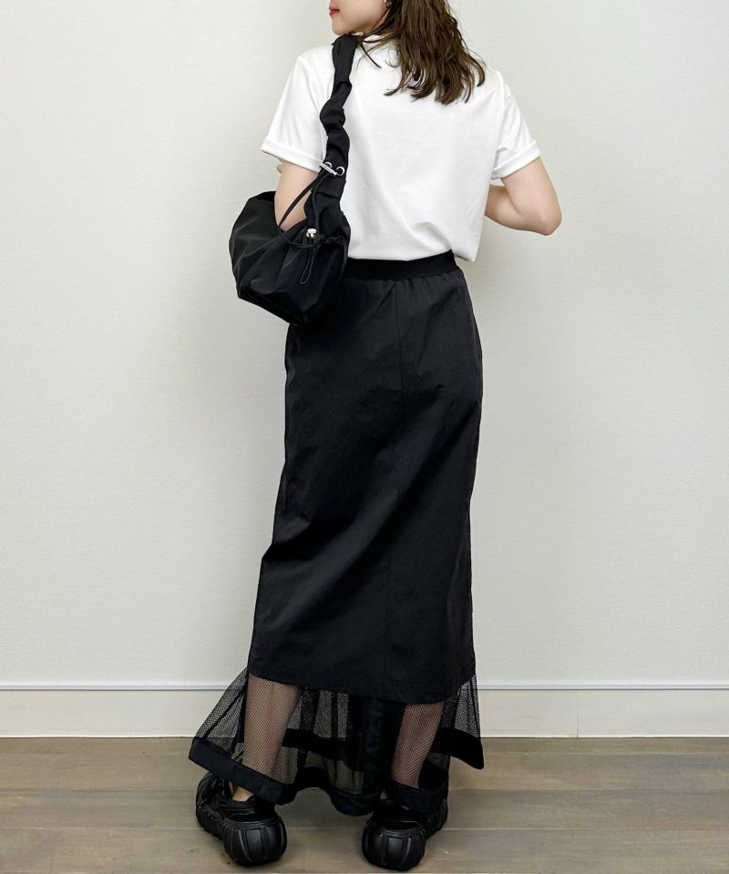 model：H164　着用サイズ：M　ブラック
